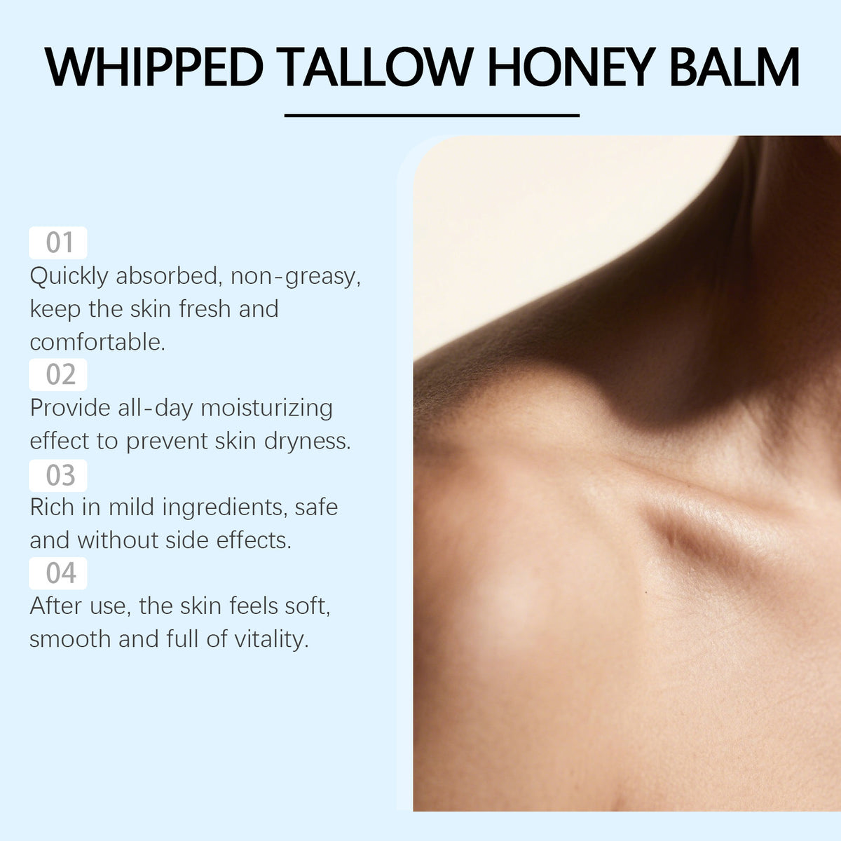 Tallow & Honey Moisturizing Cream